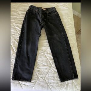 Levi's 550 Relaxed Fit Black Denim Jeans